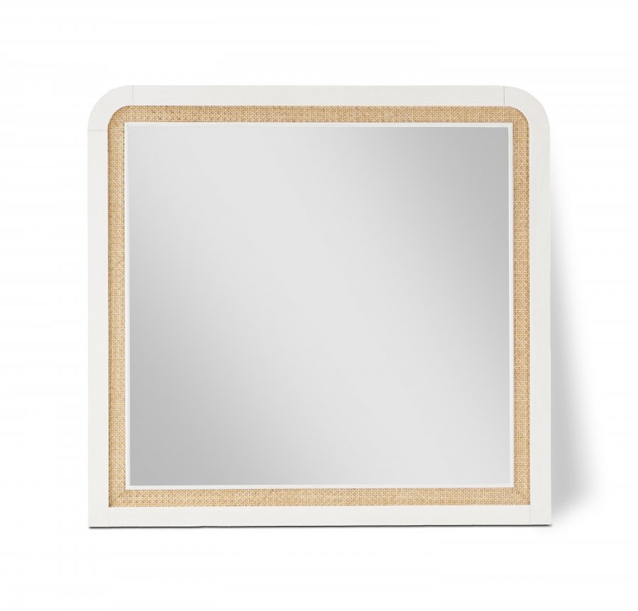 39441.jpg Siena Ash Wood And Natural Cane Frame Mirror - Image 1