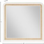 Siena Ash Wood And Natural Cane Frame Mirror - Image 5