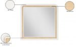 Siena Ash Wood And Natural Cane Frame Mirror - Image 6