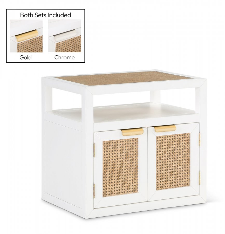 39590.jpg Cole Solid Wood And Natural Cane Nightstand - Image 1