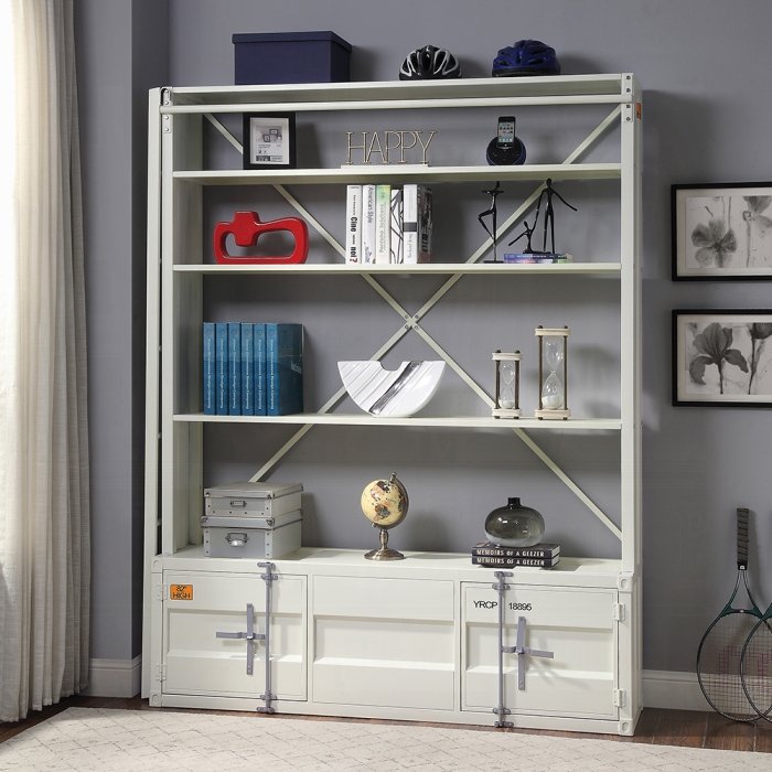39882_7.jpg Cargo Bookcase W/Ladder - Image 1