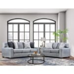99002CC-2 Love Seat with Pillows - Image 2