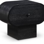 Harlow Solid Wood And Oak Veneer Nightstand