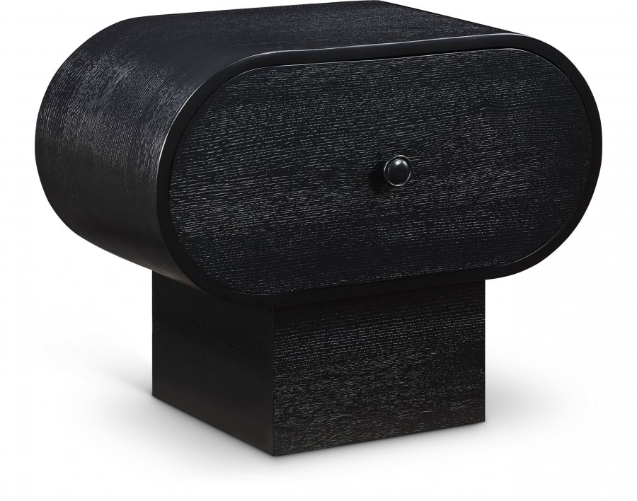 40216.jpg Harlow Solid Wood And Oak Veneer Nightstand - Image 1
