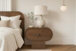 Harlow Solid Wood And Oak Veneer Nightstand - Image 2