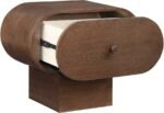 Harlow Solid Wood And Oak Veneer Nightstand - Image 3