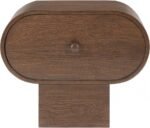 Harlow Solid Wood And Oak Veneer Nightstand - Image 4