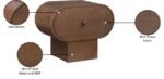 Harlow Solid Wood And Oak Veneer Nightstand - Image 12