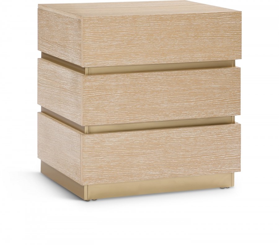 40278.jpg Zaylan Oak Veneer Night Stand - Image 1