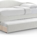 Arlo Boucle Fabric Upholstered Twin Daybed