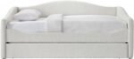 Arlo Boucle Fabric Upholstered Twin Daybed - Image 3