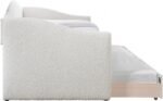 Arlo Boucle Fabric Upholstered Twin Daybed - Image 4