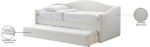 Arlo Boucle Fabric Upholstered Twin Daybed - Image 8