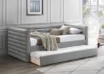 Beverly Vegan Leather Upholstered Twin Daybed - Image 2
