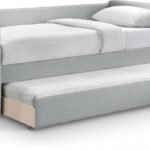 Colton Linen Textured Fabric Upholstered Twin Daybed