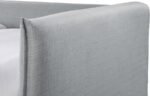 Colton Linen Textured Fabric Upholstered Twin Daybed - Image 6