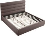 Adam Linen Textured Fabric Upholstered Bed - Image 7