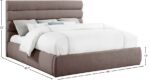 Adam Linen Textured Fabric Upholstered Bed - Image 9