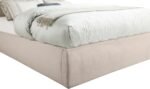 Adam Linen Textured Fabric Upholstered Bed - Image 6