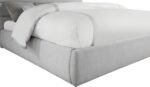 Adam Linen Textured Fabric Upholstered Bed - Image 6