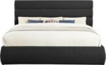 Adam Boucle Fabric Upholstered Bed - Image 3