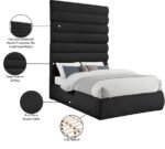 Adam Boucle Fabric Upholstered Bed - Image 10
