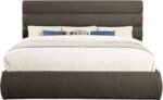 Adam Boucle Fabric Upholstered Bed - Image 3