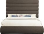 Adam Boucle Fabric Upholstered Bed - Image 3