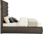 Adam Boucle Fabric Upholstered Bed - Image 4
