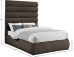 Adam Boucle Fabric Upholstered Bed - Image 9
