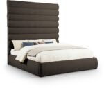 Adam Boucle Fabric Upholstered Bed