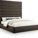 Adam Boucle Fabric Upholstered Bed