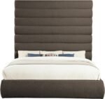 Adam Boucle Fabric Upholstered Bed - Image 3