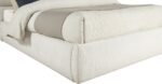 Adam Boucle Fabric Upholstered Bed - Image 7