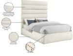 Adam Boucle Fabric Upholstered Bed - Image 10