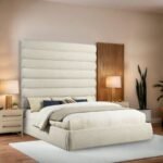 Adam Boucle Fabric Upholstered Bed - Image 2
