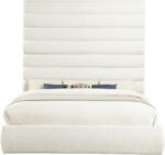 Adam Boucle Fabric Upholstered Bed - Image 3
