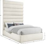 Adam Boucle Fabric Upholstered Bed - Image 9
