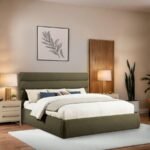 Adam Boucle Fabric Upholstered Bed - Image 2