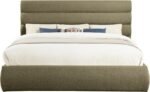 Adam Boucle Fabric Upholstered Bed - Image 3