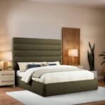 Adam Boucle Fabric Upholstered Bed - Image 2