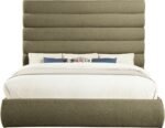 Adam Boucle Fabric Upholstered Bed - Image 3