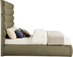 Adam Boucle Fabric Upholstered Bed - Image 4