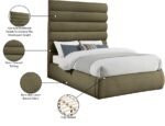 Adam Boucle Fabric Upholstered Bed - Image 10