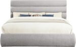 Adam Boucle Fabric Upholstered Bed - Image 3