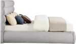 Adam Boucle Fabric Upholstered Bed - Image 4