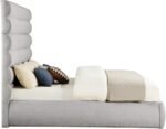 Adam Boucle Fabric Upholstered Bed - Image 4