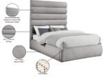 Adam Boucle Fabric Upholstered Bed - Image 10