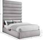 Adam Boucle Fabric Upholstered Bed - Image 9