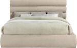Adam Chenille Fabric Upholstered Bed - Image 3